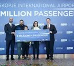 Скопскиот аеродром го доби тримилионитиот патник