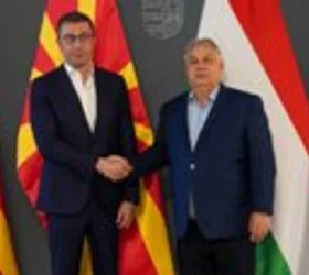 Мицкоски во Будимпешта го испофали „храбриот лидер“ Орбан, вели дека и со Унгарија градиме „стратешко партнерство“