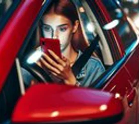 Возачите кои гледаат TikTok додека возат се поопасни од возењето во пијана состојба